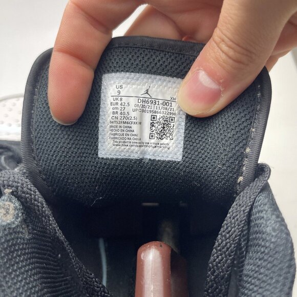 Nike Air Jordan 1 Low Diamond Shorts Black White DH6931-001 Men's Size 9 (Read) - Picture 5 of 13